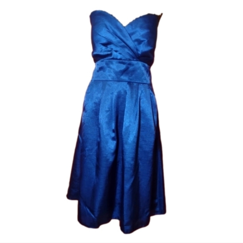 JASMINE BLUE STRAPLESS BRIDESMAID DRESS NWT SIZE 12 PROM DRESS
